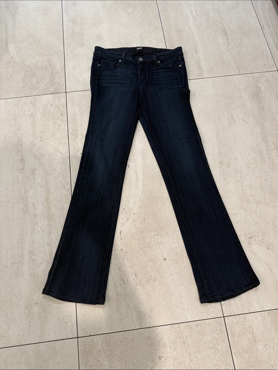 PAIGE Pants - PAIGE Dark Indigo Straight Leg Jeans